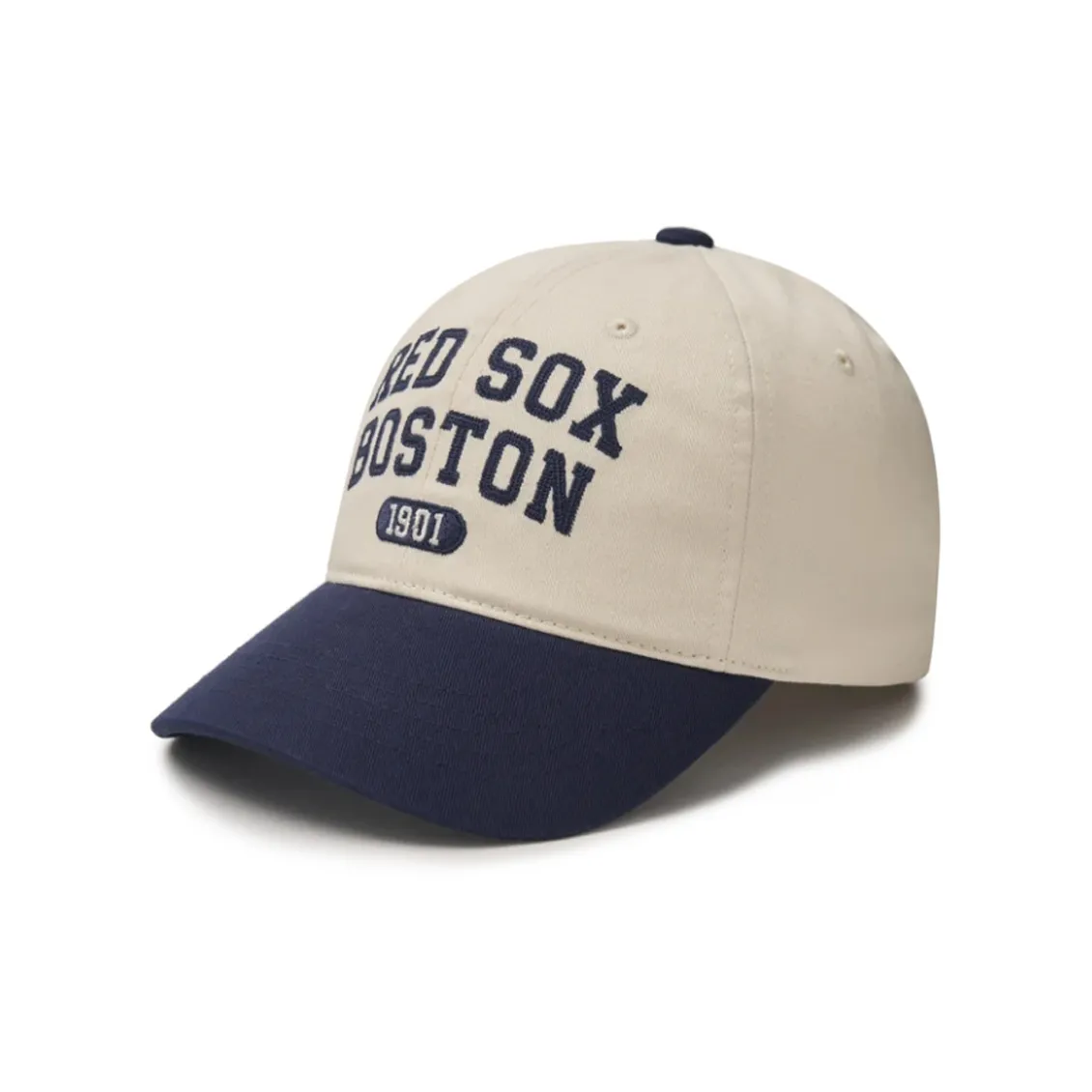 Бейсбольные кепки MLB Base Logo из хлопка унисекс белый и синий