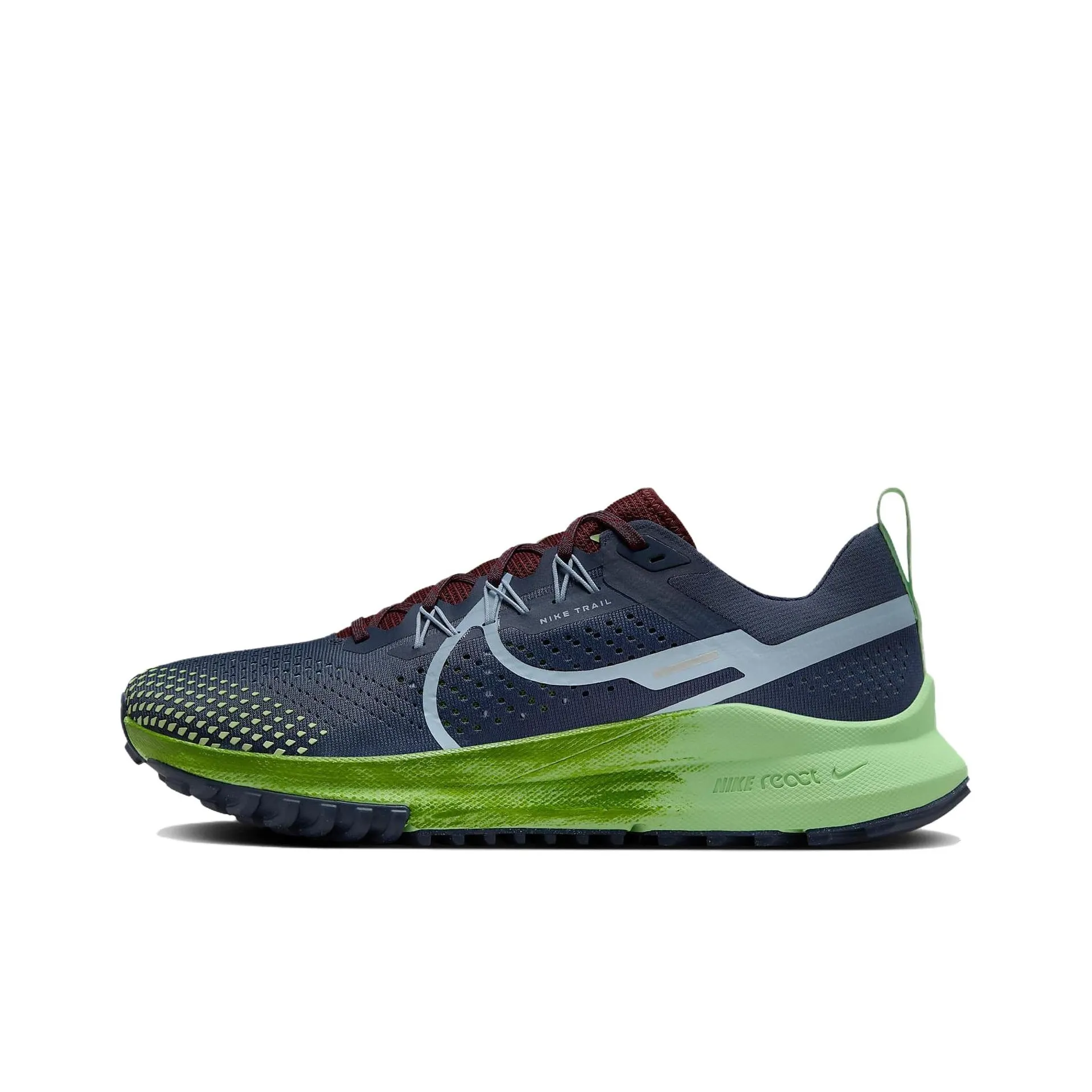 Nike React Pegasus Trail 4 Thunder Blue Chlorophyll Vapor Green Light Armory Blue