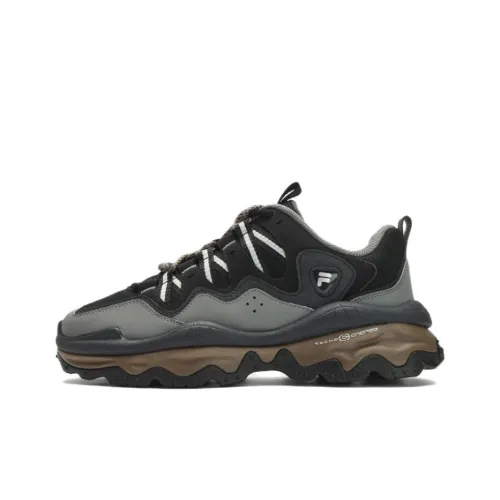 FILA FUSION QD 96 DX Повседневная обувь Низкий верх Серый черный Мужская
