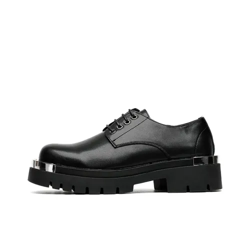GZZ Мужские повседневные туфли Low Top Черные для мужчин