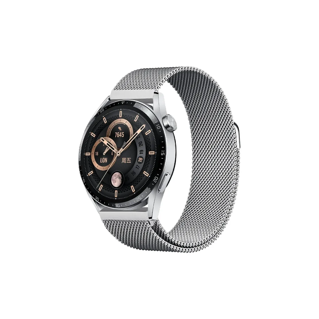 ZHISHENG Ремешок Совместимость с Huawei материал нержавеющая сталь ширина интерфейса 22 мм