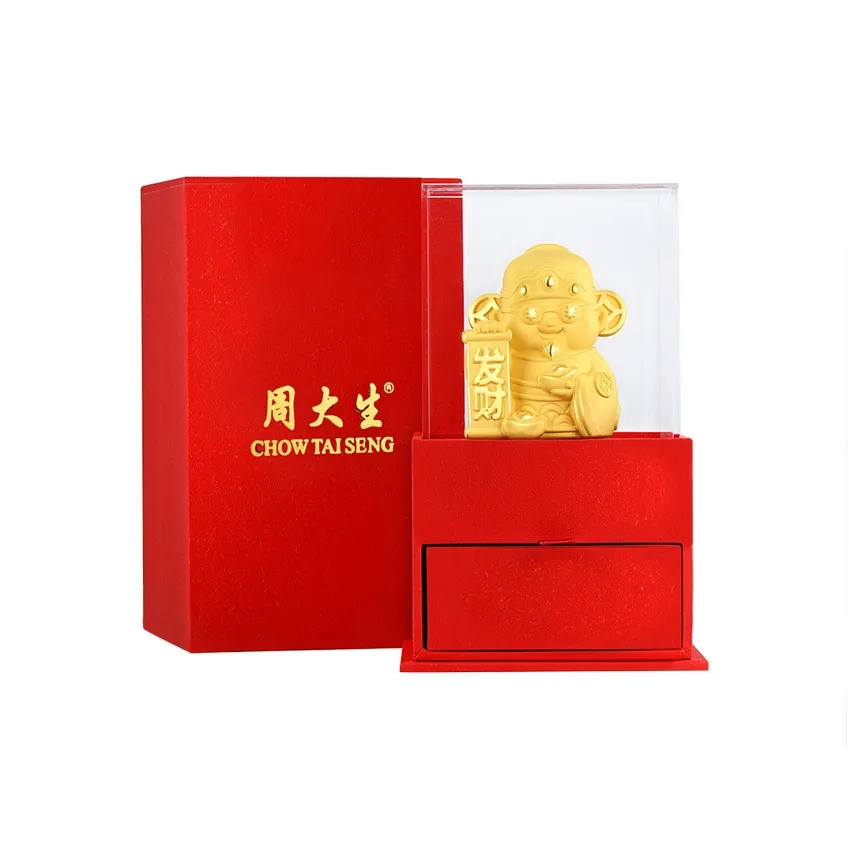 CHOW TAI SENG Gold Plated Copper Ornaments Unisex