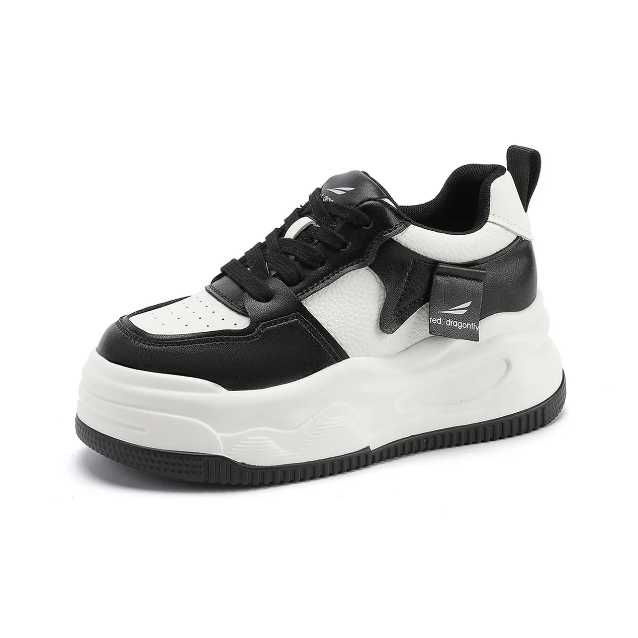 RED DRAGONFLY Женская Обувь Без Подкладки Водонепроницаемая Увеличение Высоты Низкий Топ Платформа Обувь Женская