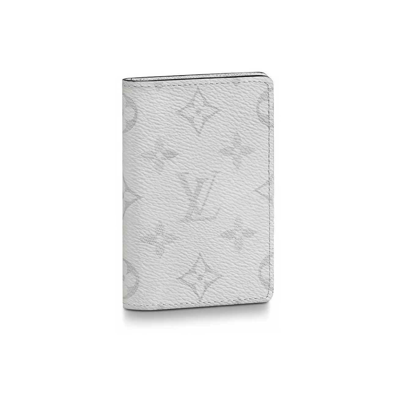 LOUIS VUITTON Pocket Organizer Monogram Antarctica Taiga White
