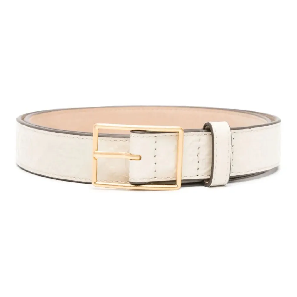 TORY BURCH T Monogram Patent leather Belt