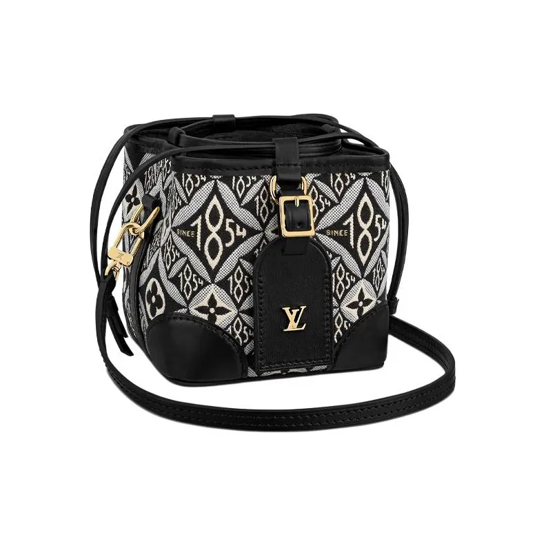 LOUIS VUITTON NOE Leather Bucket Bag, Handbag, Shoulder Bag, Burnt Wheat Bag Women's Gray