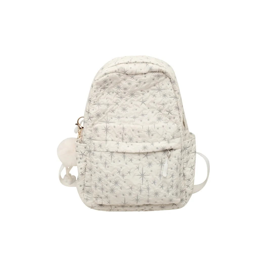 NIGEER Nylon Backpack Regular Women's Gray/Green/Pink/Yellow