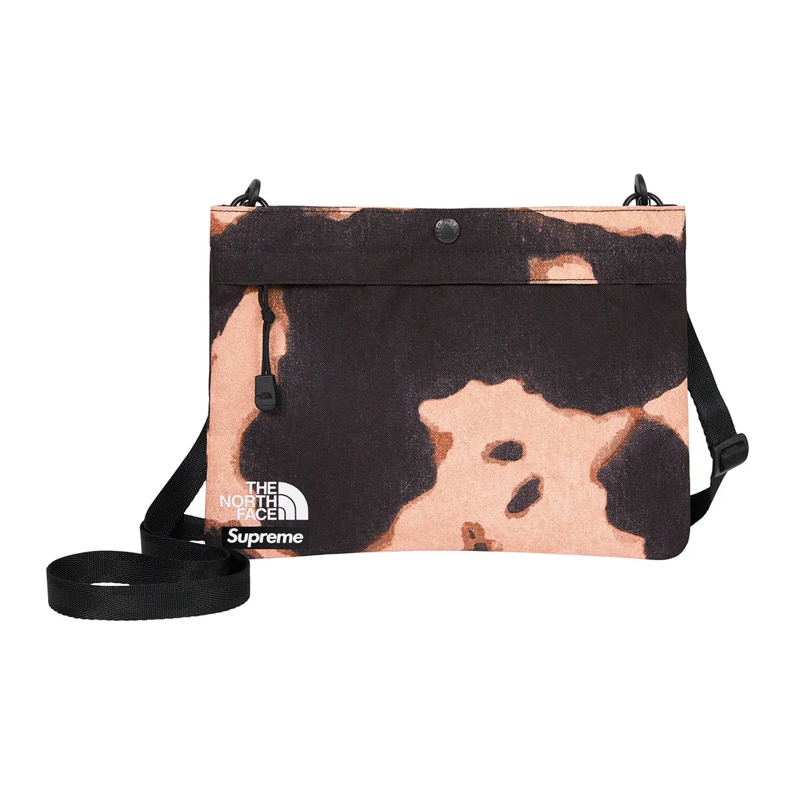 Supreme × The North Face Collaboration Denim Messenger Bag, Crossbody Bag, Shoulder Bag Unisex Brown/Blue