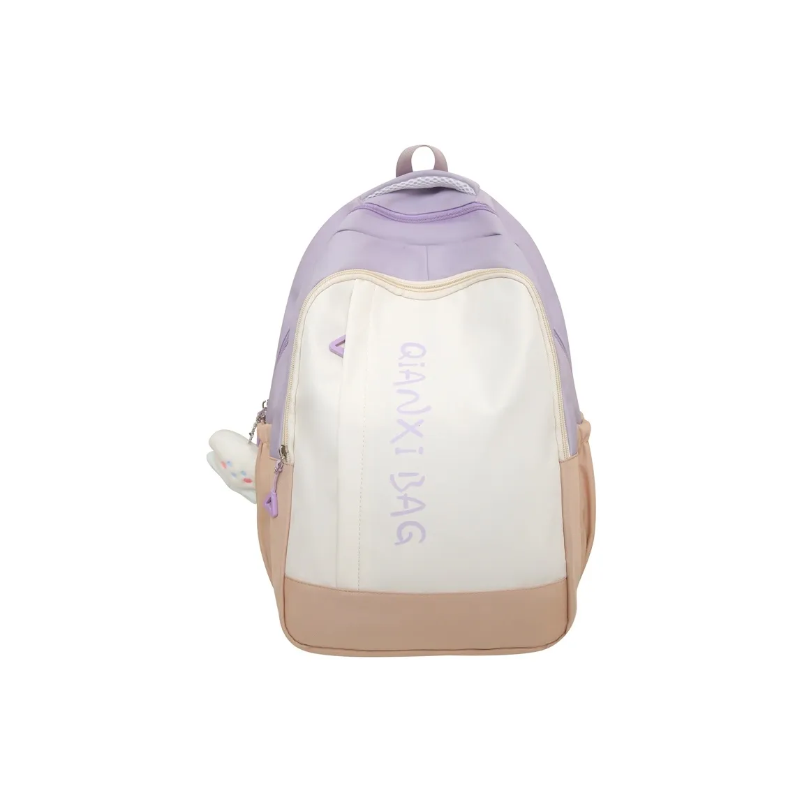 NIGEER Nylon Backpacks Regular Women's Black/Purple/Pink/Green