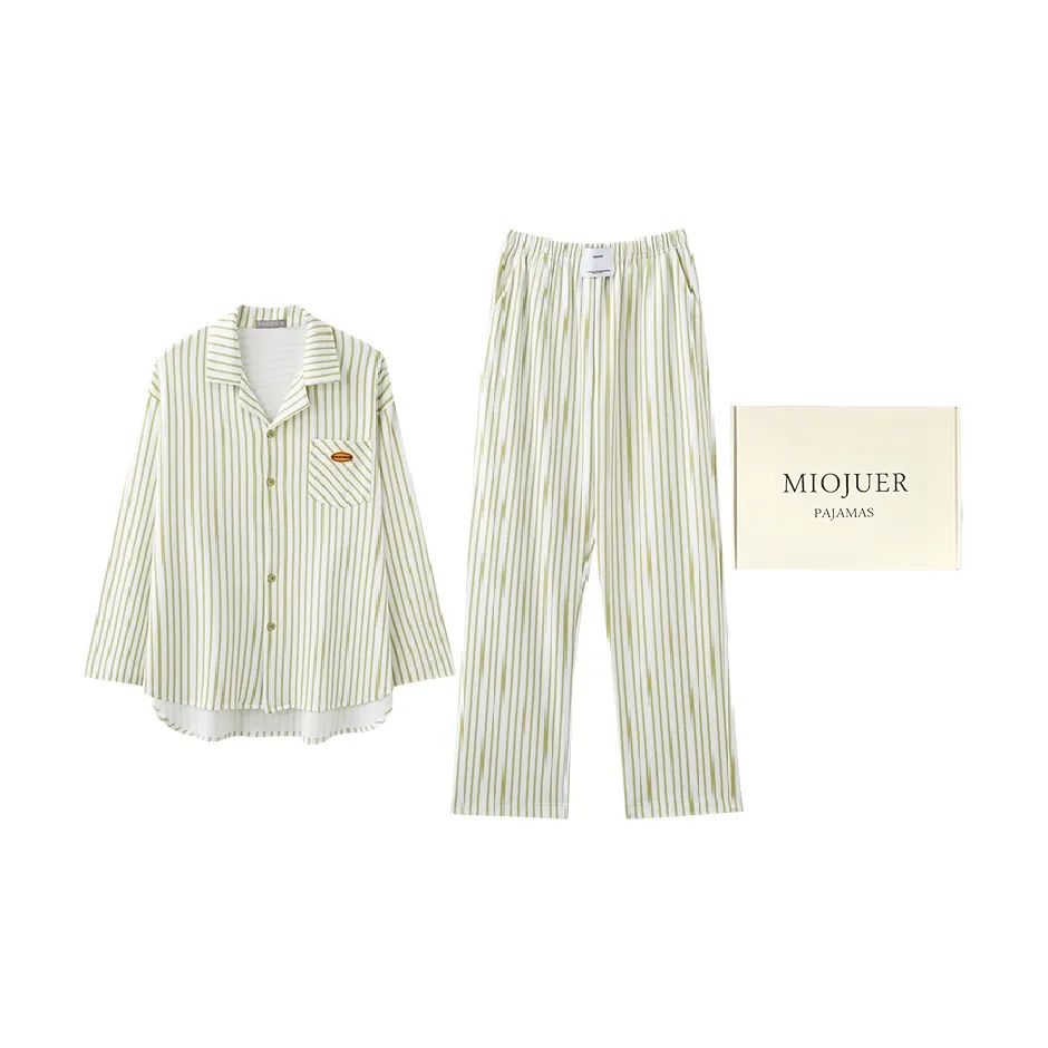stripe-pattern tie-waist dress