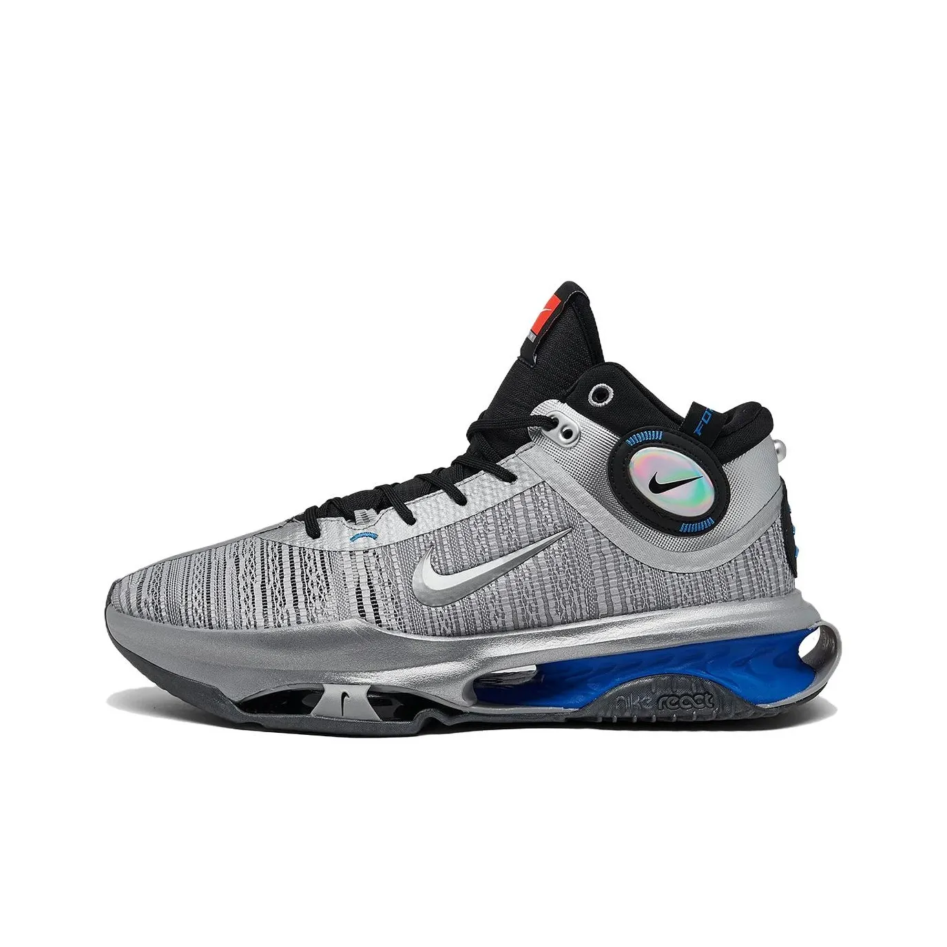 Nike Air Zoom GT Jump 2 'All Star' Устойчивый к истиранию Дышащий Низкий Топ Баскетбольные кроссовки Мужской Серебристо-серый