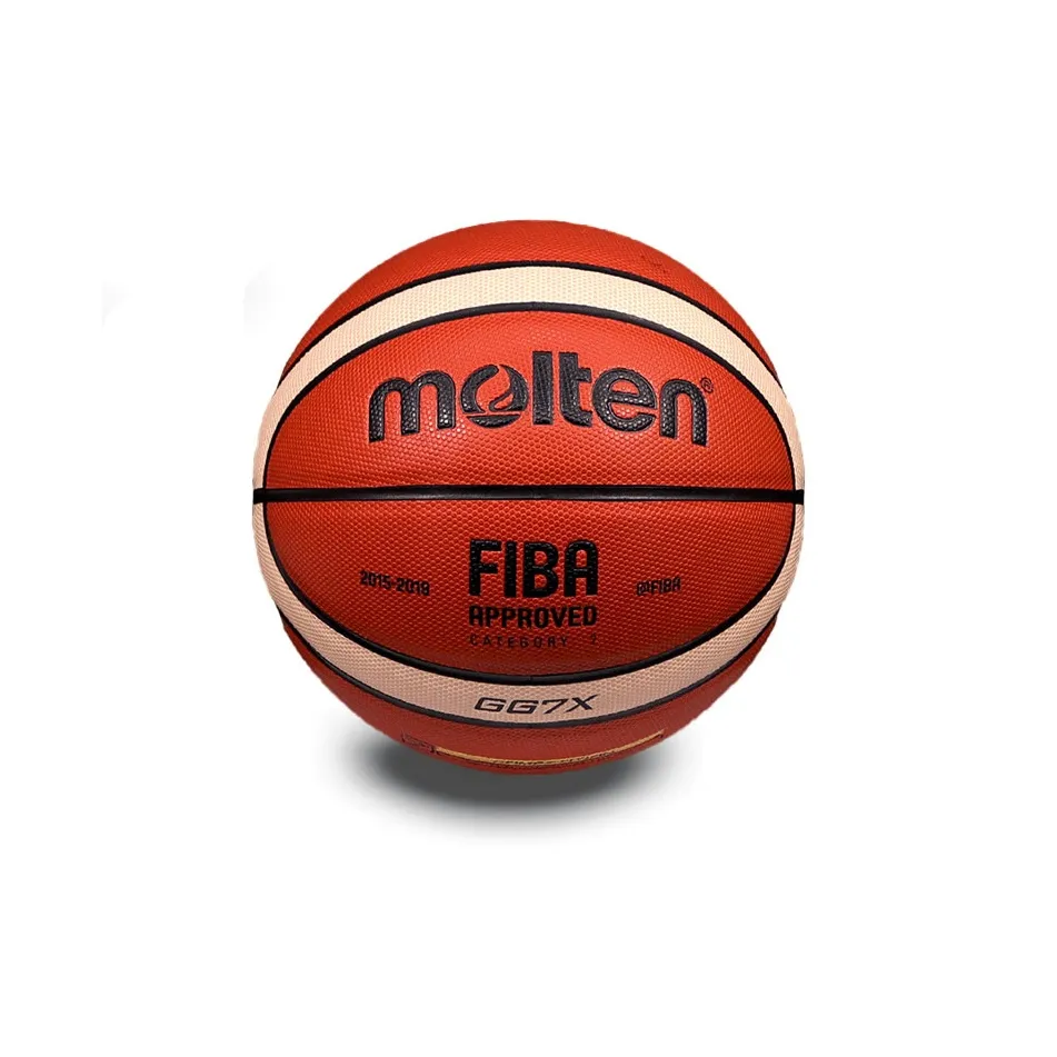 Molten PU Basketball Orange Red Size 7 Match Unisex
