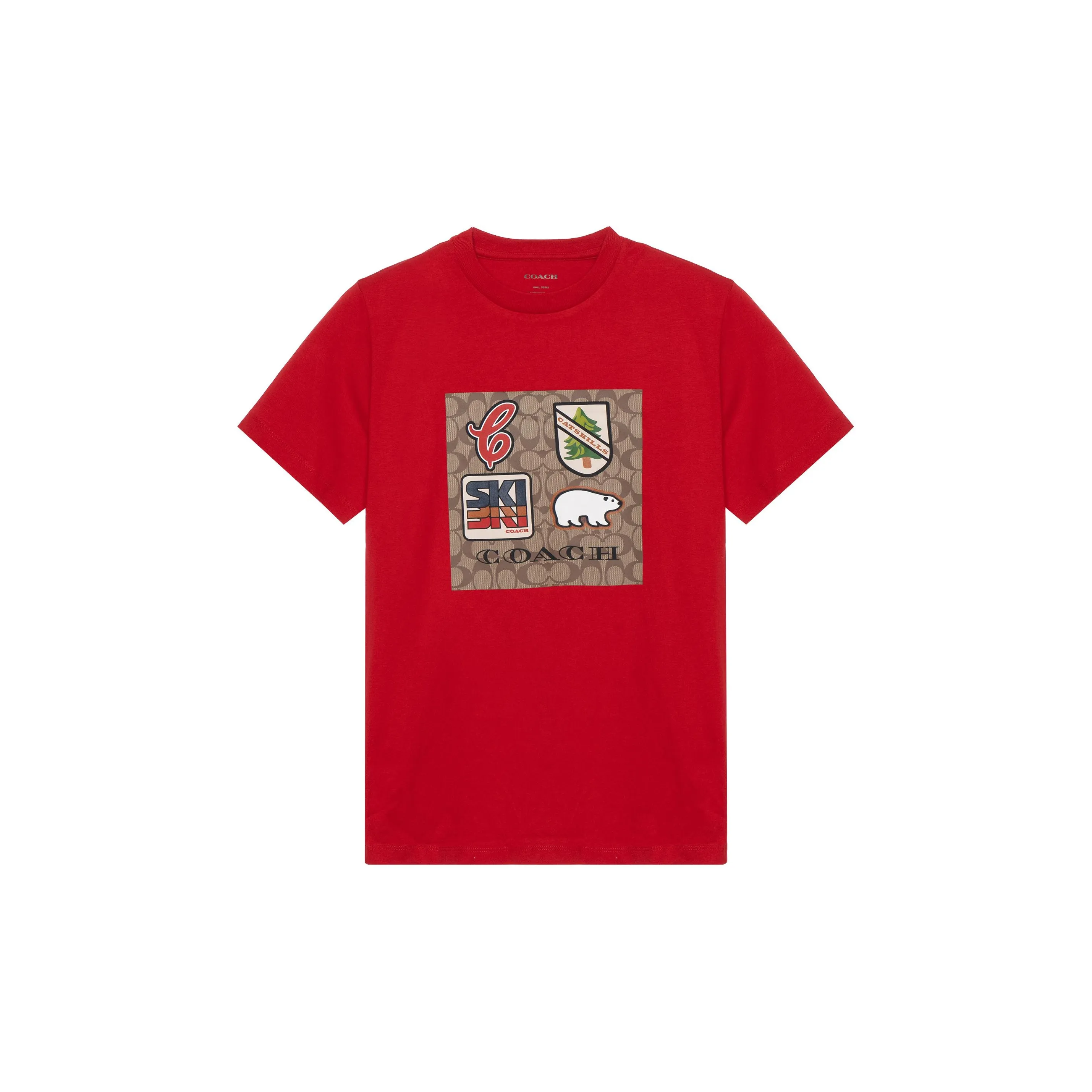 COACH T Shirts Men's Red