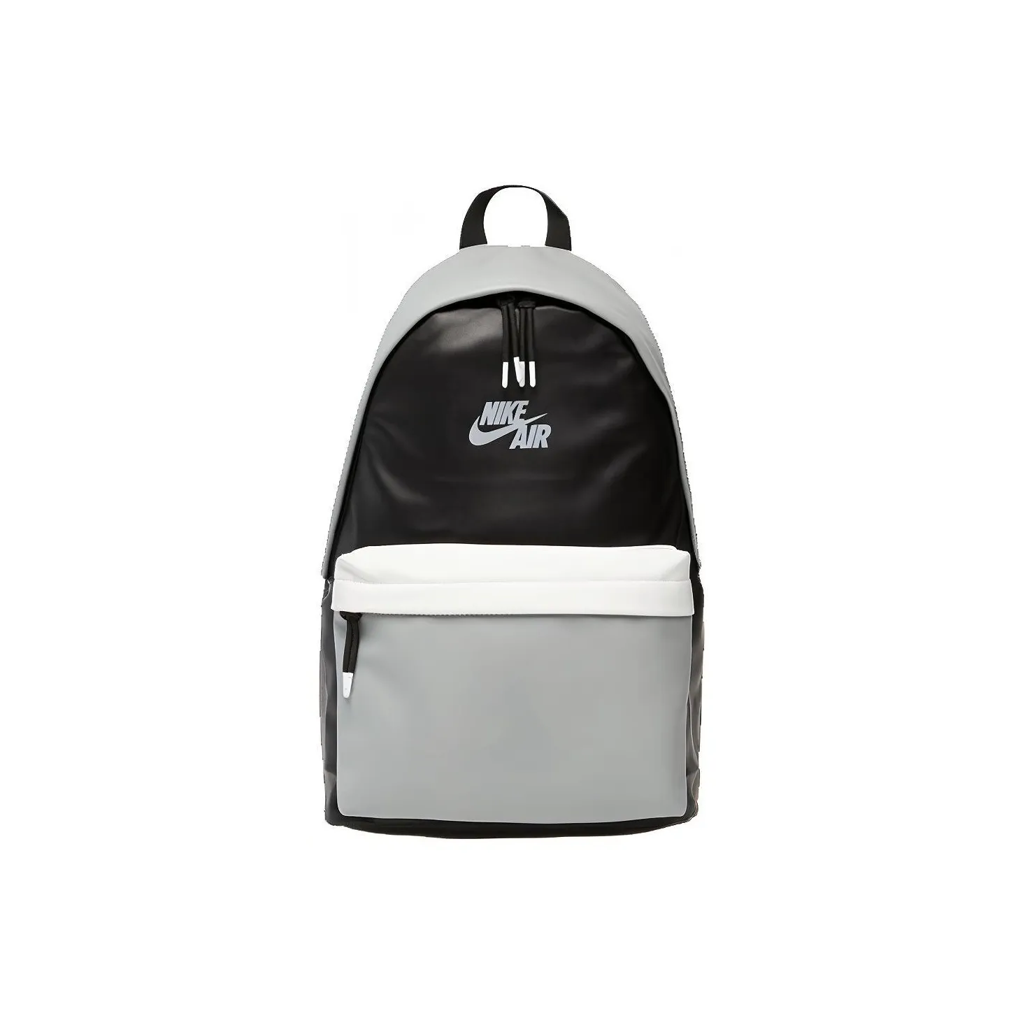 Jordan Leather Basketball Bag Backpack Regular Men's Black Gray
