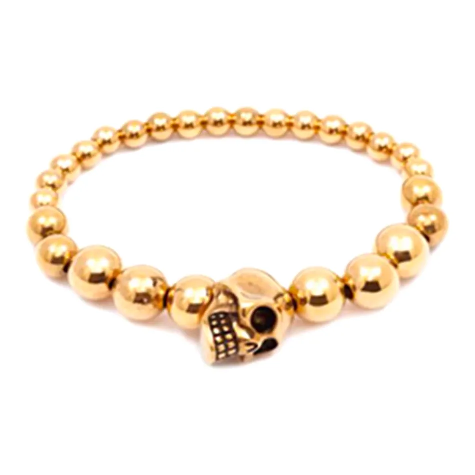 Alexander McQueen Skull Multibeaded Bracelet