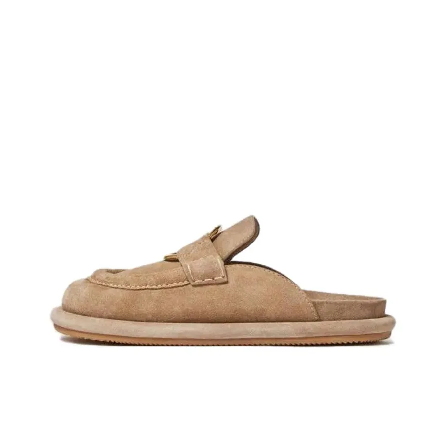 Moncler Антибактериальные Домашние тапочки Женские Бежевые