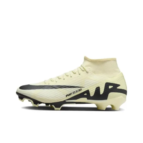 NIKE Mercurial Superfly 9 Футбольные бутсы Низкие Бежево-черные Унисекс