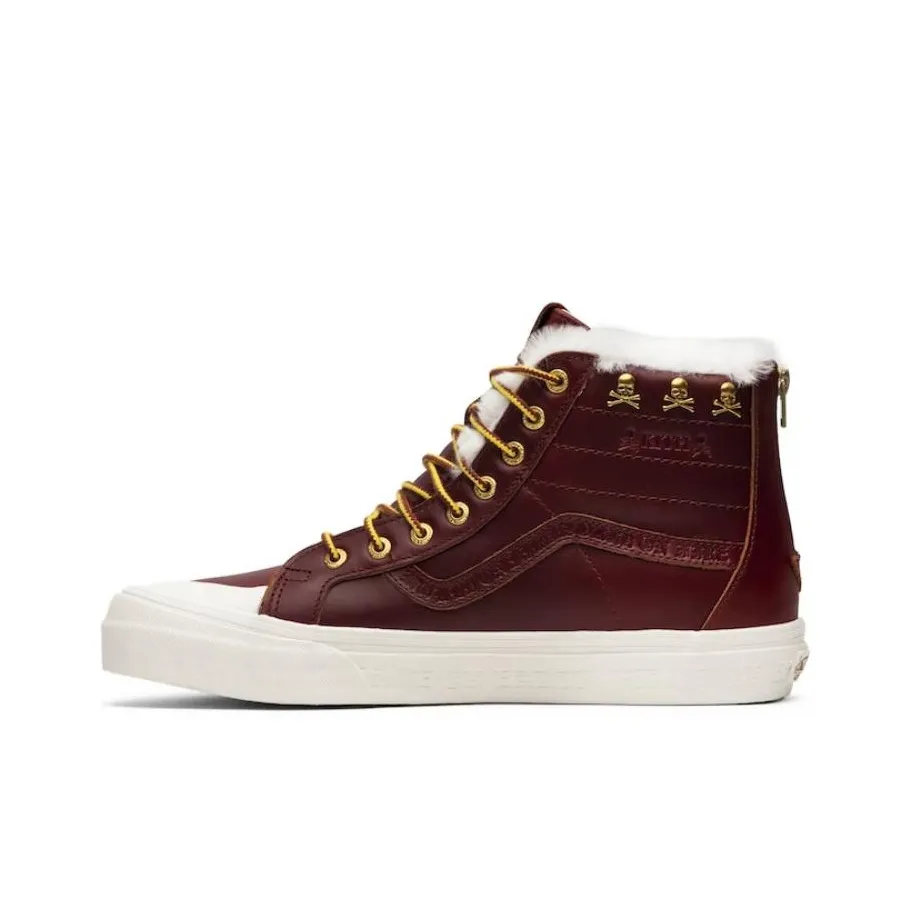 KITH X mastermind JAPAN x Vans Высокие Кроссовки для скейтбординга Унисекс Коричневый