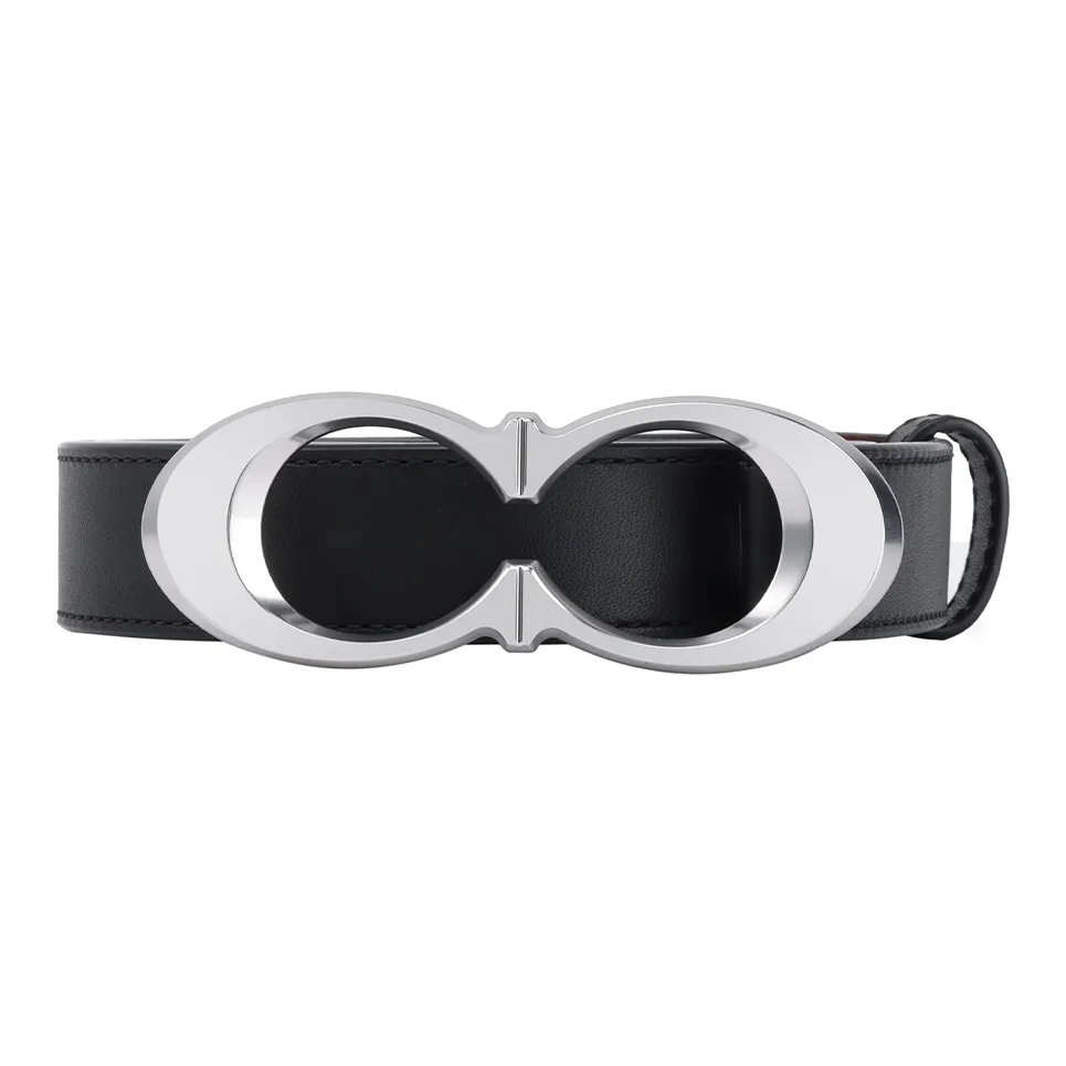 COACH Calfskin Leather Belts Unisex Width  2.5cm