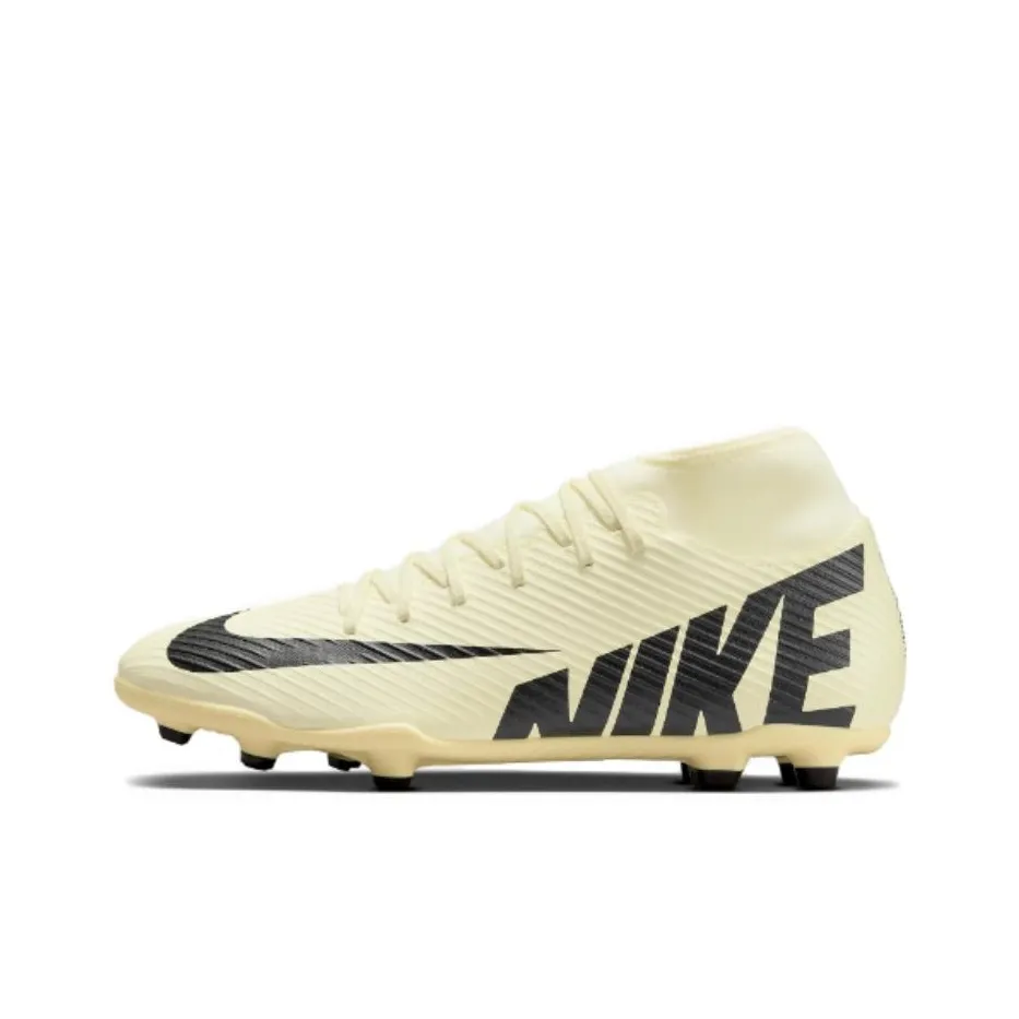 Nike Mercurial Superfly 9 MG MULTI Ground Амортизация Противоскользящие Легкие Футбольные бутсы Унисекс Бежевые