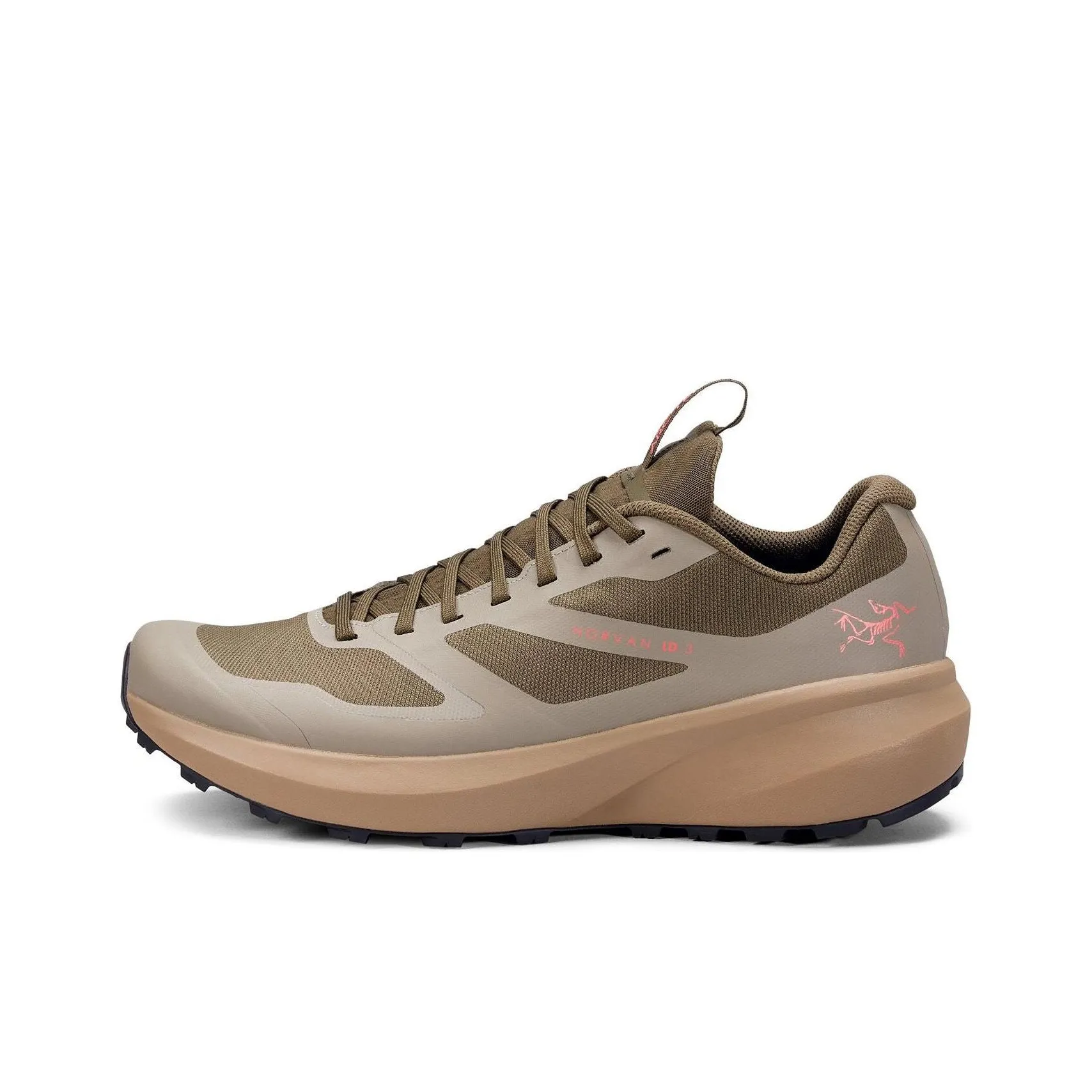 Arcteryx Norvan LD 3 Cushioning Support Low Top Trail Running Marathon Training Long Distance Running Shoes Men's Tan