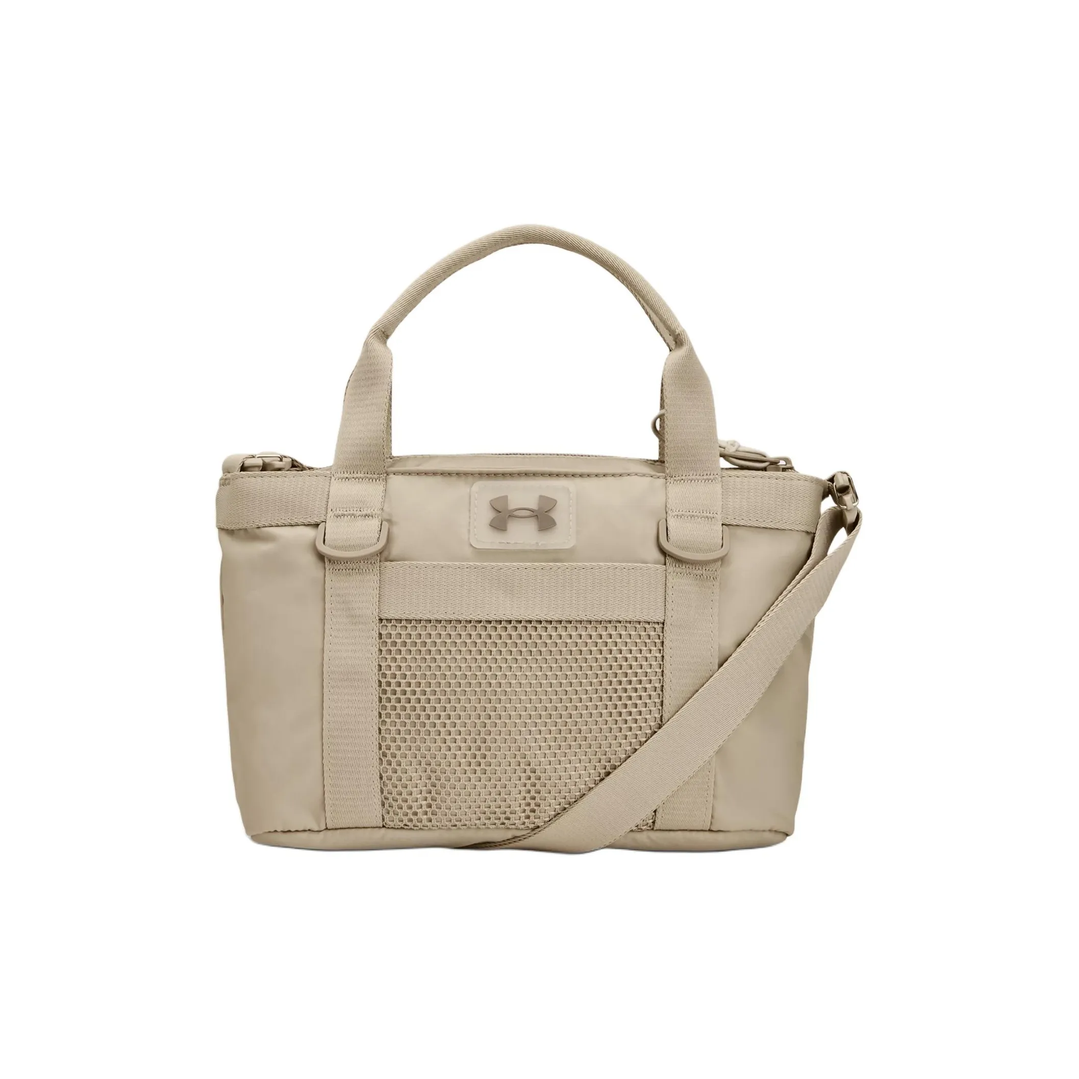 Under Armour Polyester Tote Bag, Shopping Bag, Handbag, Shoulder Bag, Crossbody Bag Mini Women's Khaki & Taupe