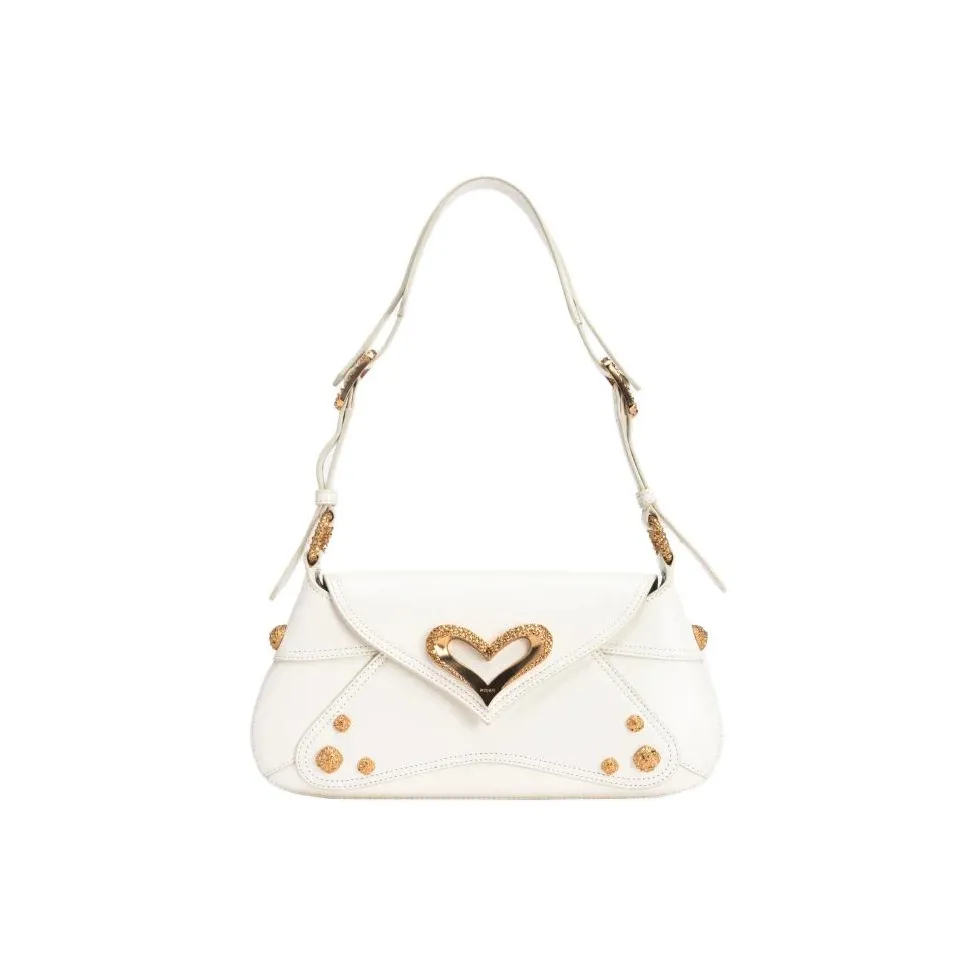 PINKO Кожа Сумка Сумка через плечо Женская Белая