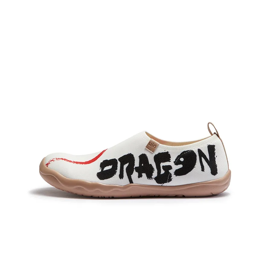 U.IN Разрисованная Путешественная Обувь Год дракона Коллекция Низкий Топ Повседневный Женский