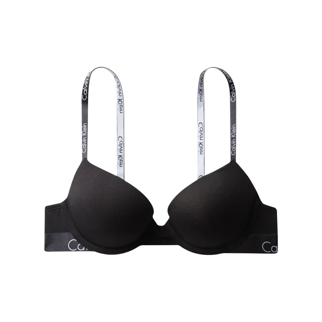 CALVIN KLEIN Bra Women's Space Black