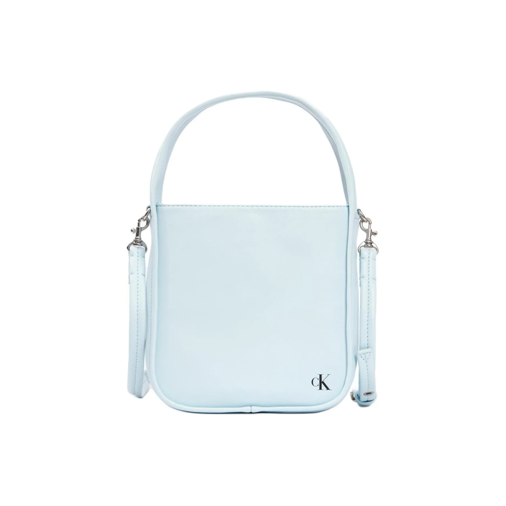 CALVIN KLEIN Artificial Leather Bucket Bags Shoulder Bag Crossbody Bag Handbag Women's Blue