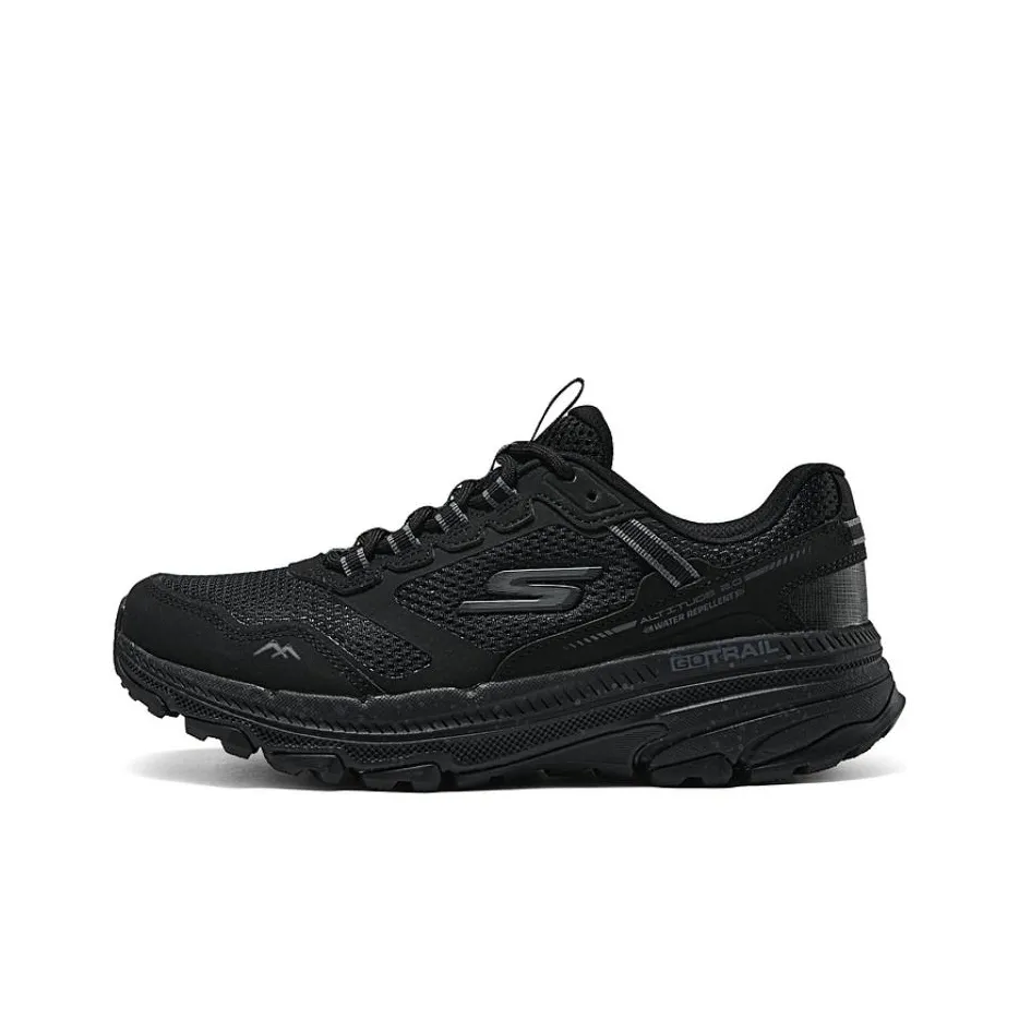 Skechers Durable Breathable Low Top Casual Running Shoes Women's Black