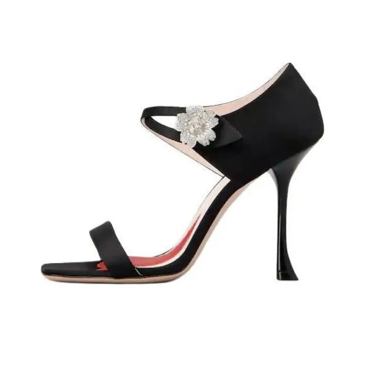 Roger Vivier I Love Vivier Strap Sandals Women's Black
