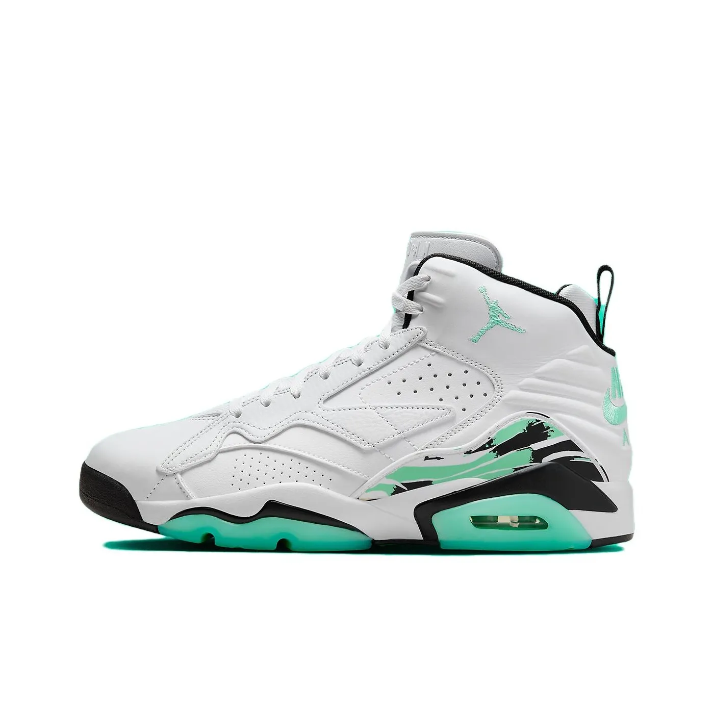 JORDAN Mvp White Green Glow