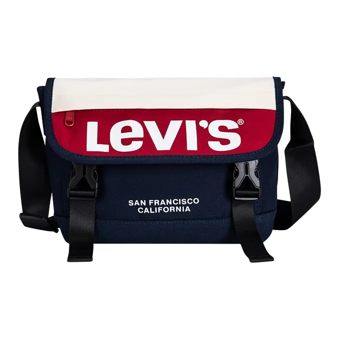 Levi's Полиэстер Сумка через плечо Бананка Стандартная Унисекс Джинсовый Синий