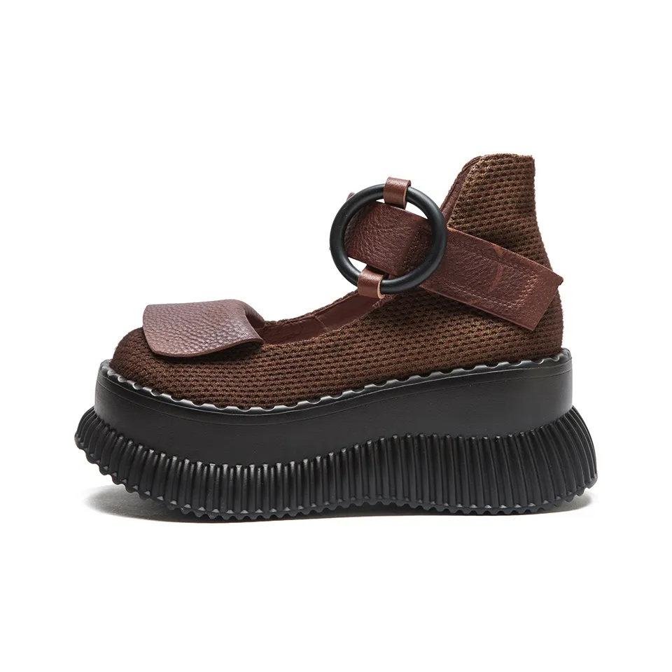 JAY Платформа Туфли Мэри Джейн 7 см Женские