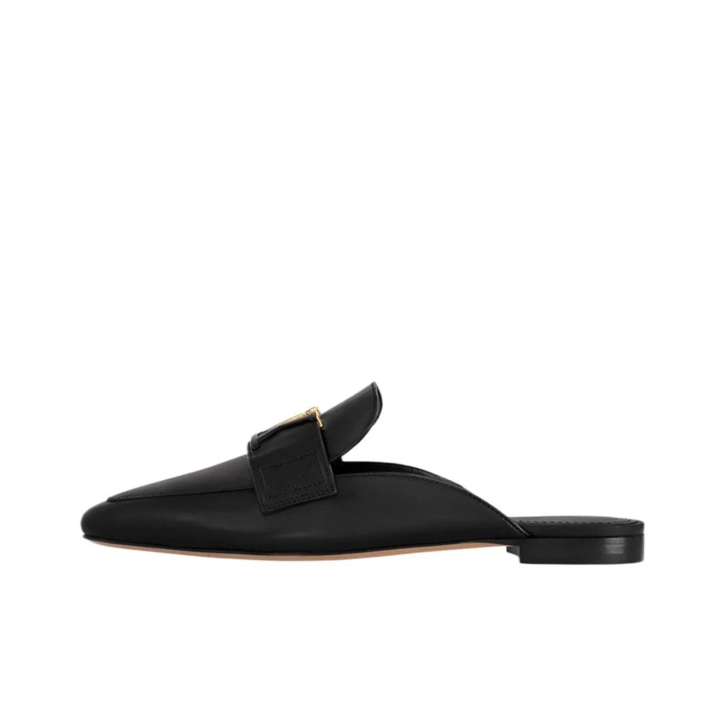 LOUIS VUITTON Capri Quiet Wrap toe Slippers Women's Black