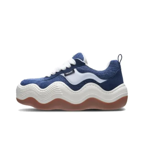 Heyday Кроссовки для скейтбординга Low Top Волна Low Top Джинсовый Синий Унисекс