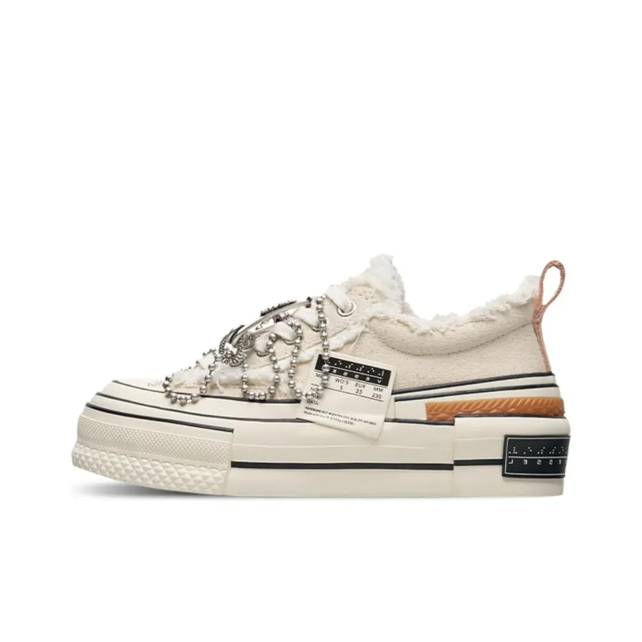 VESSEL Тирамису Низки противоскользящие низкие кеды унисекс экрю