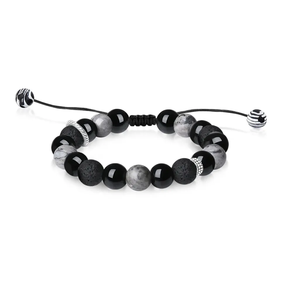 Thuban Ark Obsidian Jade Bracelets Unisex