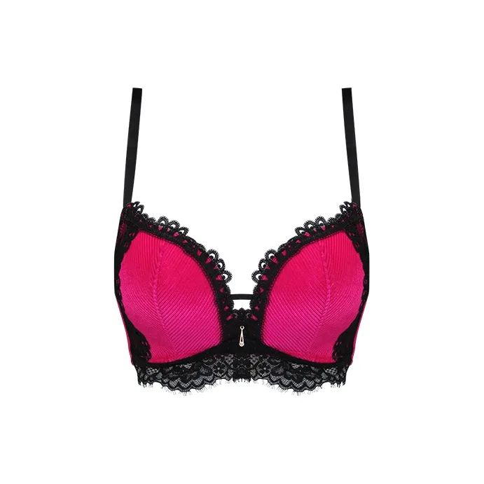 BODY STYLE Сборка Украшение сборкой Маленький Верхний обхват груди Бюстгальтер Женские