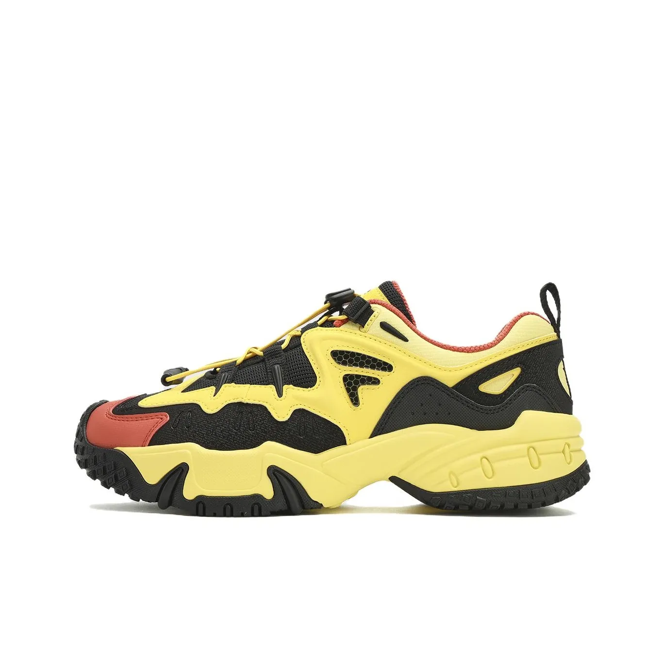 FILA FUSION KRIPTONITE Низкий топ толстая подошва кроссовки женские желтый черный