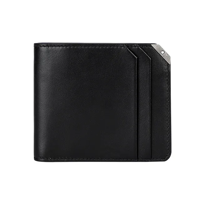 MONTBLANC Meisterstuck Кожа Кошелек Мужской Черный