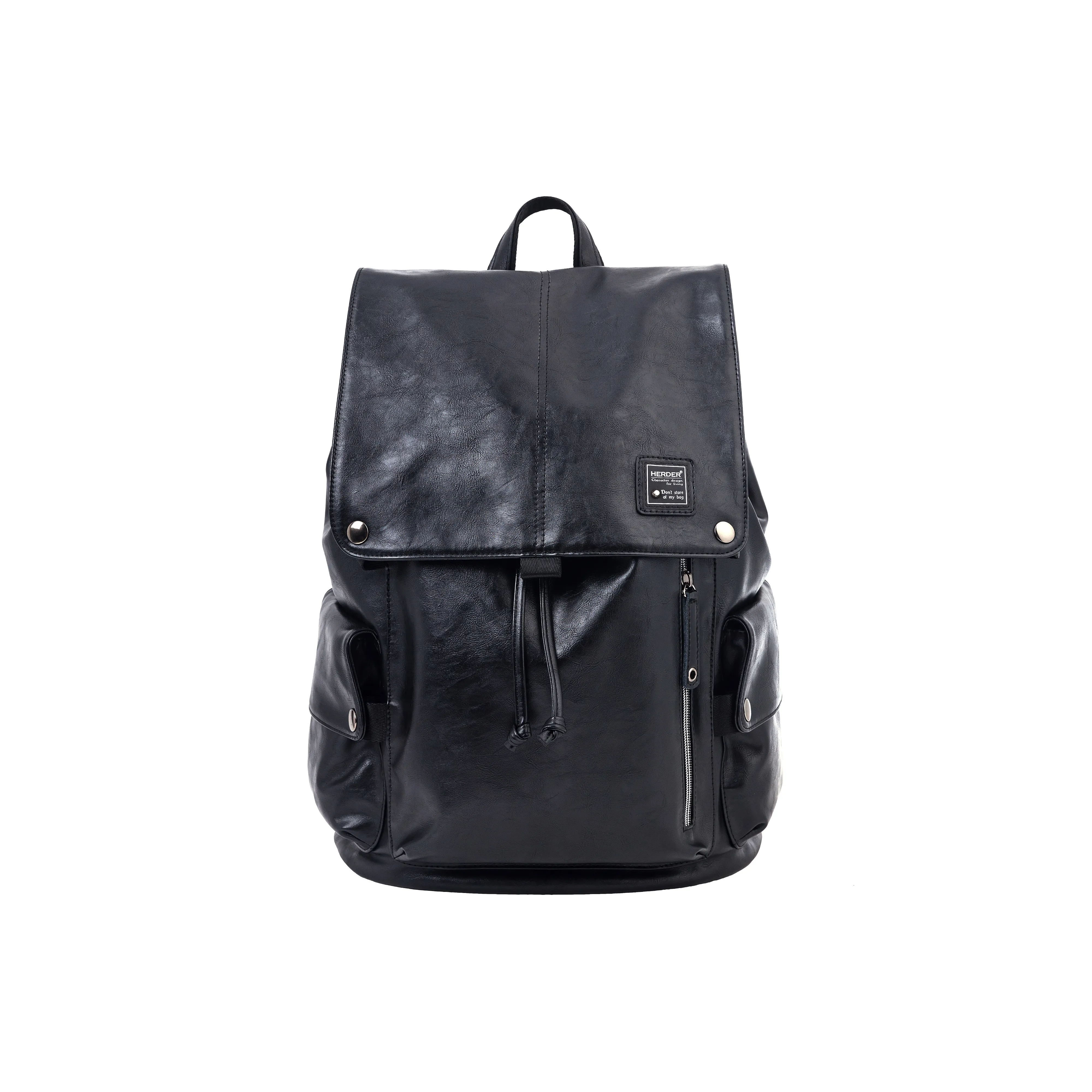 HERDER ПУ (полиуретан) Ноутбук Рюкзак Стандартный Унисекс Рыцарь Черный