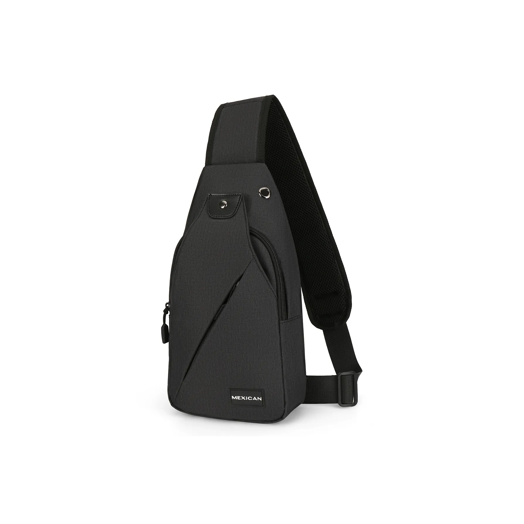 MEXICAN Fabric Crossbody Bag Regular Men's Black