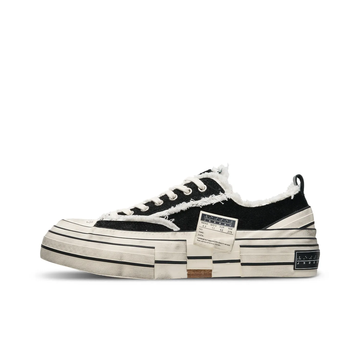VESSEL Suede Anti-Slip Wear-Resistant Low-Top Canvas Shoes Unisex