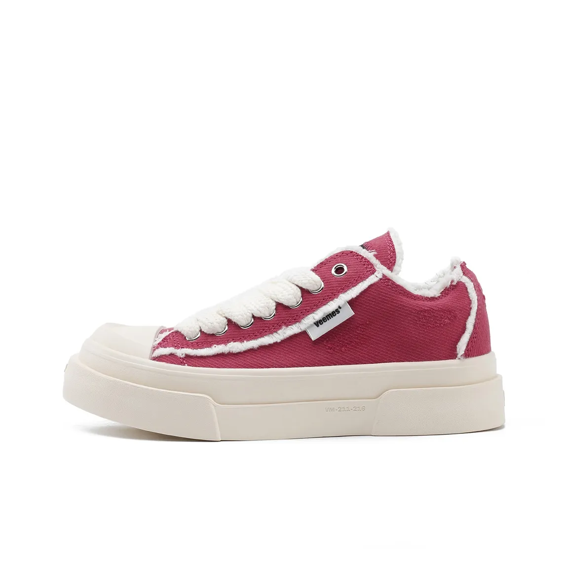 VEEMES Низкие кеды унисекс красный