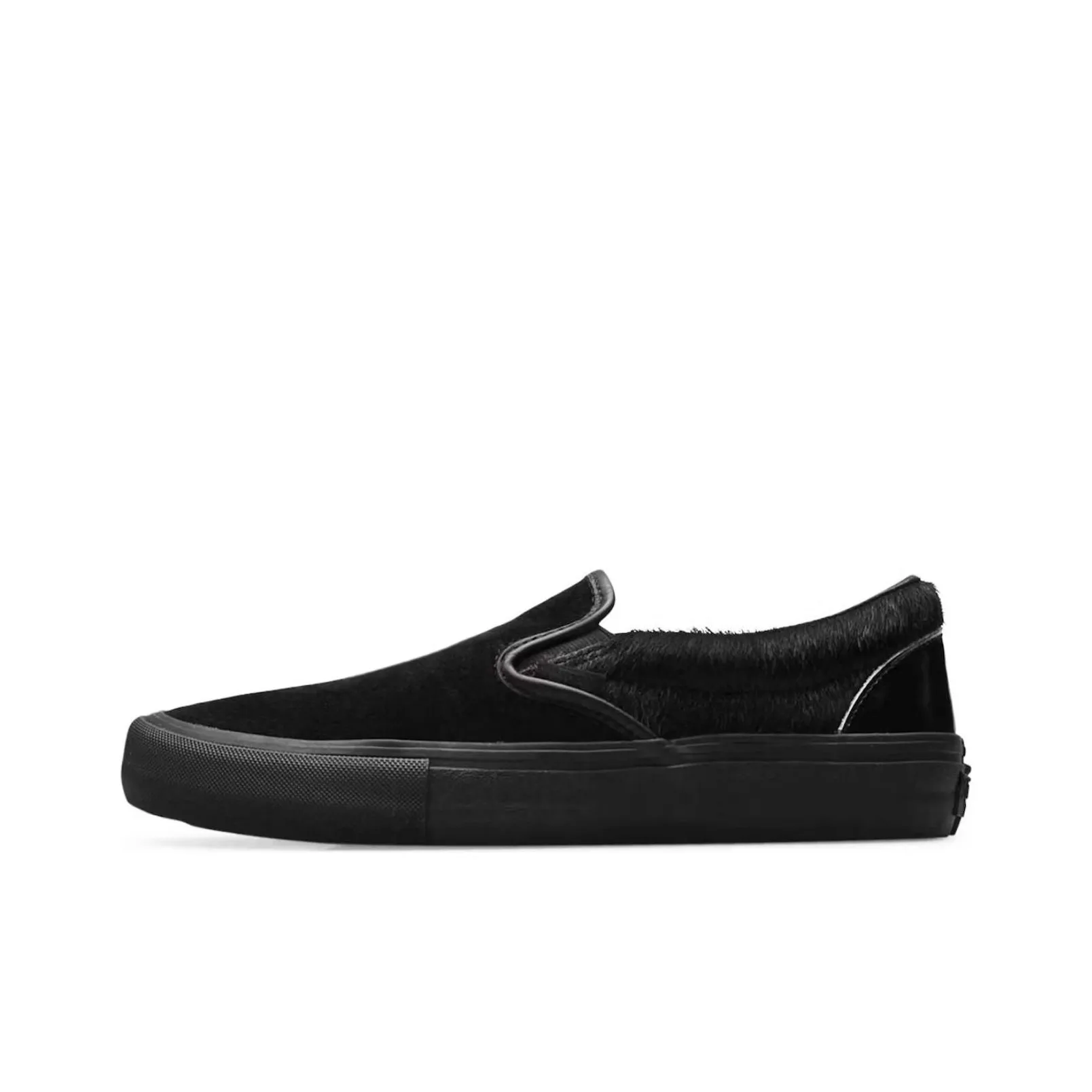 Vans Slip On Engineered Garments Mismatched Cow Hair Black
