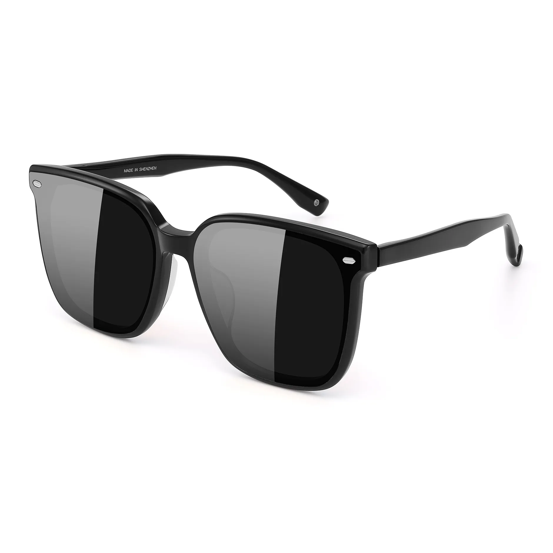 SUYAN Пластиковая оправа Квадратные Солнцезащитные очки Унисекс