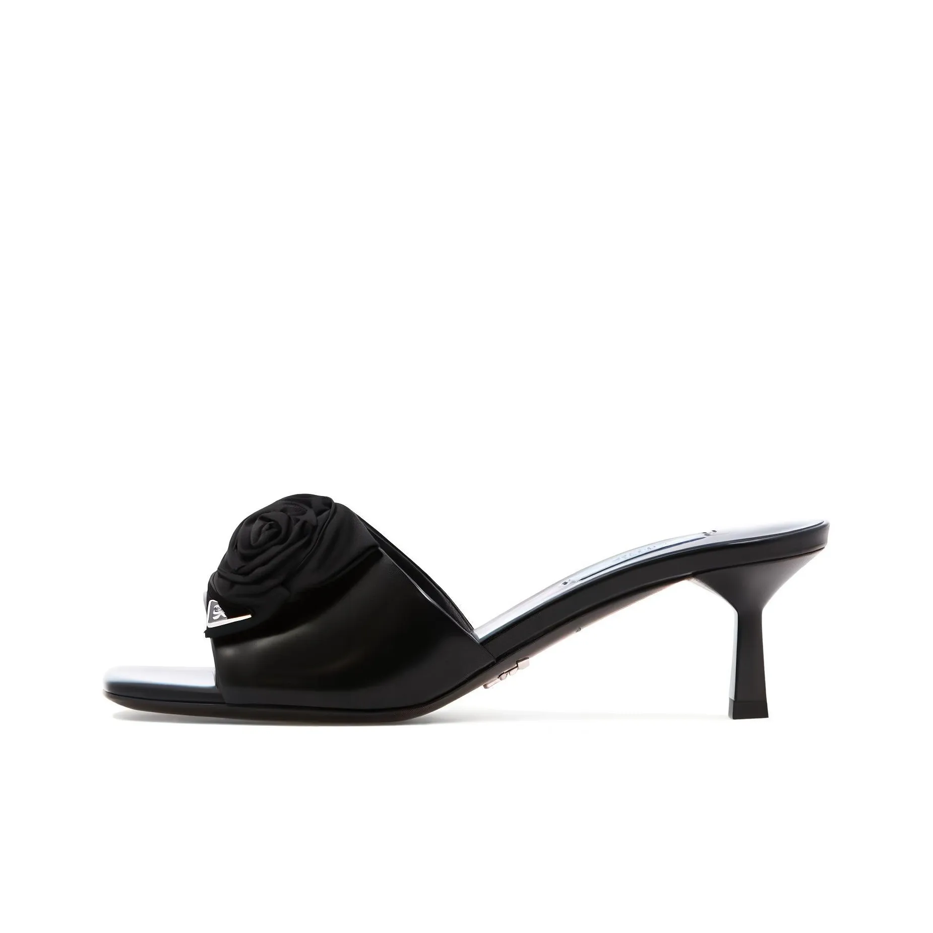 PRADA Antibacterial Slide Slippers Women's Black