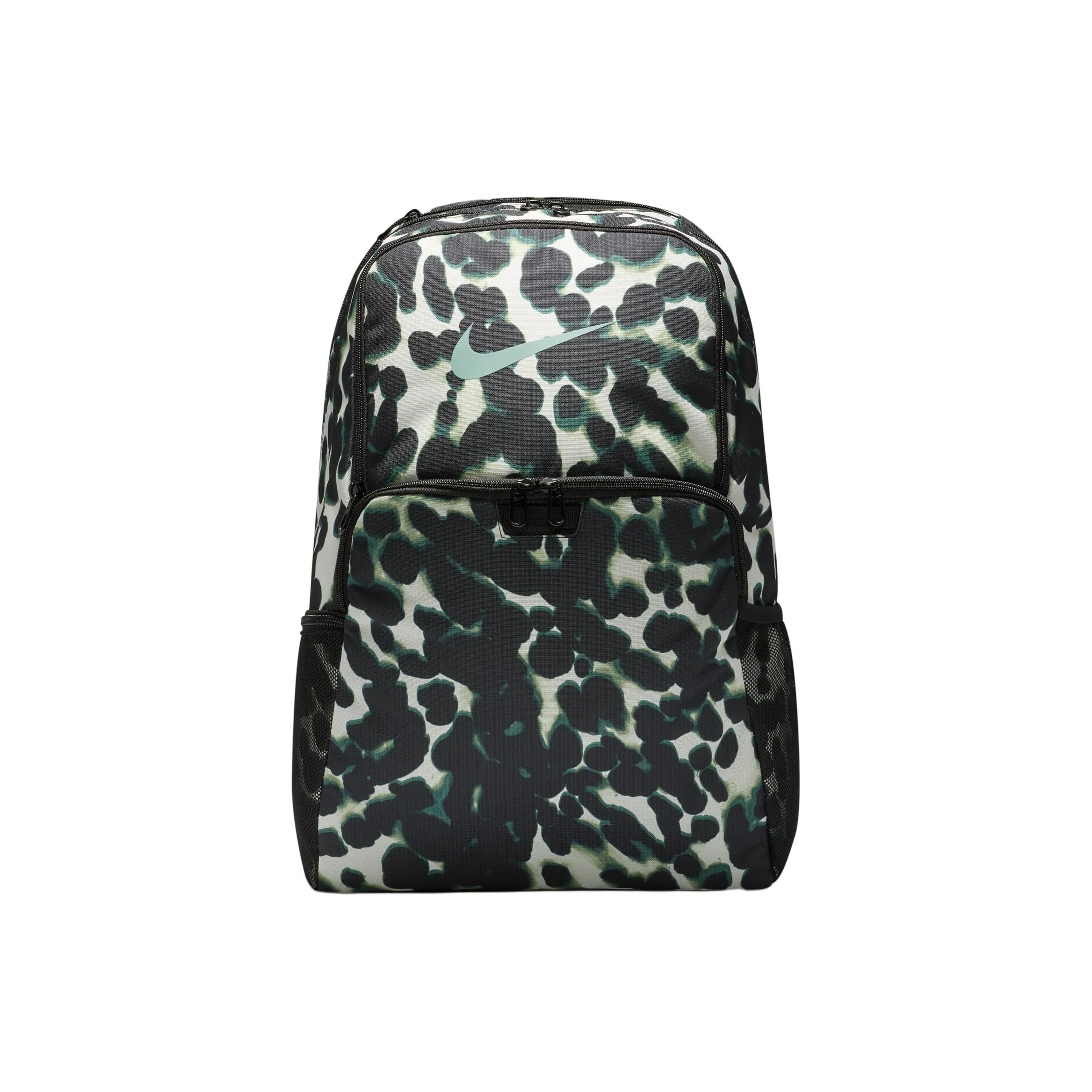 Nike Polyester Backpack Extra Large Unisex Black Patchwork Leopard Print